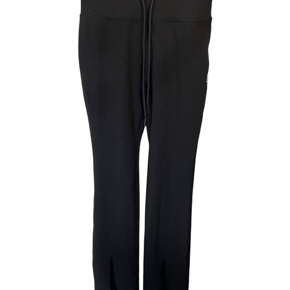 Vuori Womens XS Black Drawstring High-Waist Daily Split Leggings - Picture 1 of 10